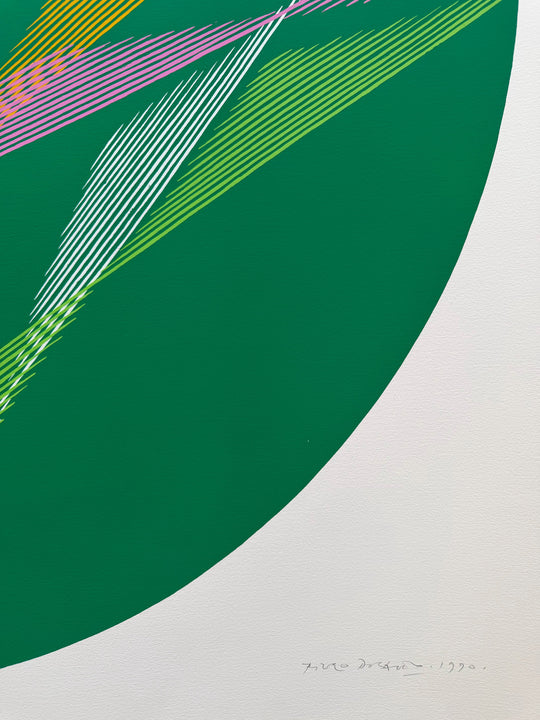 Ovale Verde | Piero Dorazio - Arte Focus™