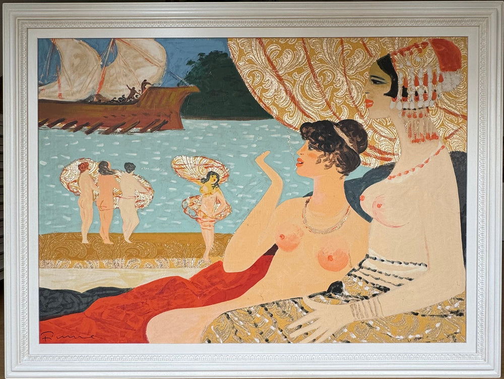 Odalische in riva al fiume | Salvatore Fiume