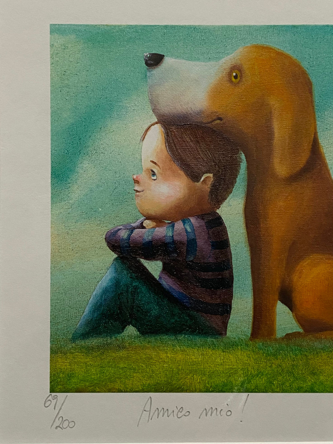 Opera in cornice: Amico mio  | Diego Santini