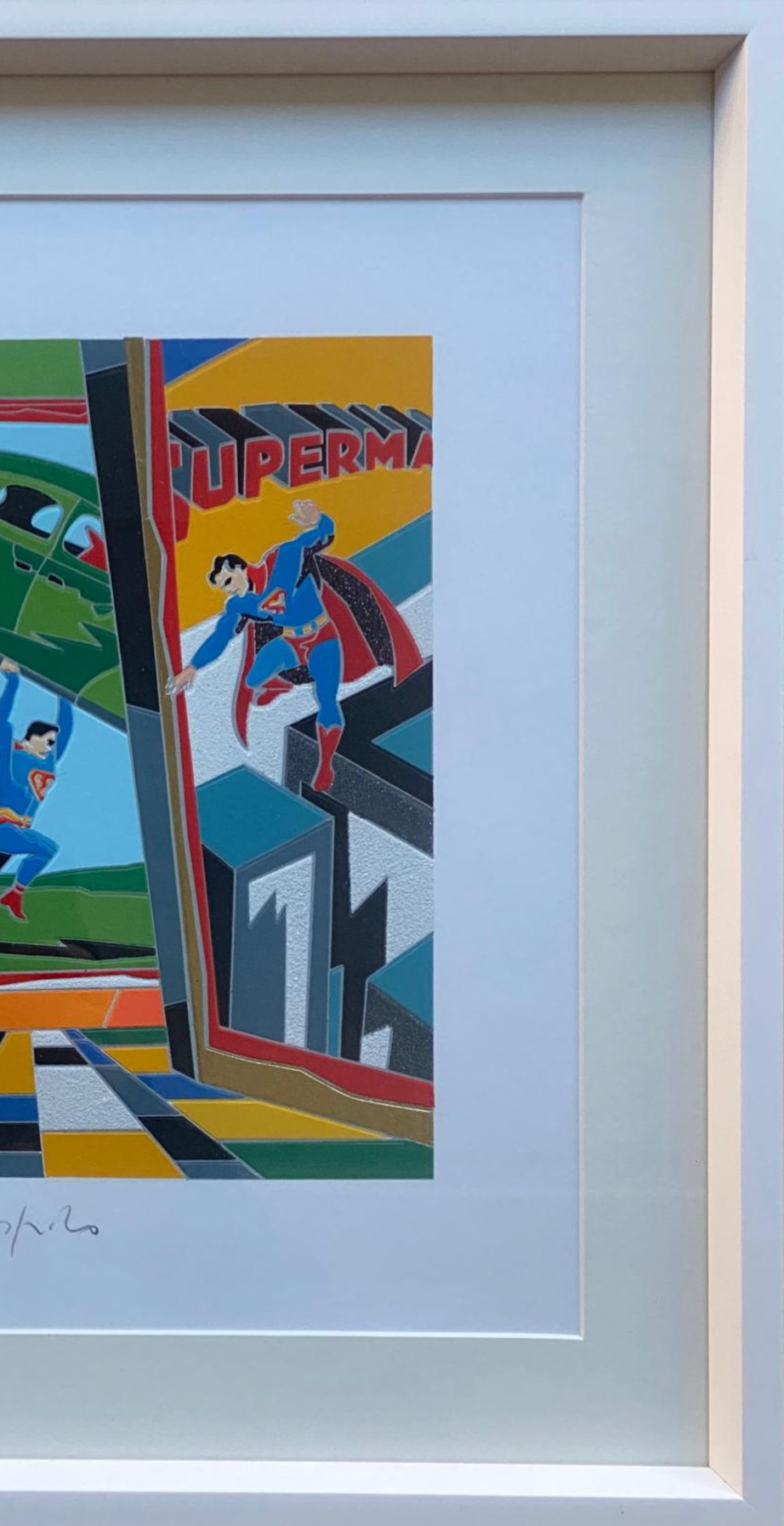 Opera in cornice: Übermensch | Ugo Nespolo