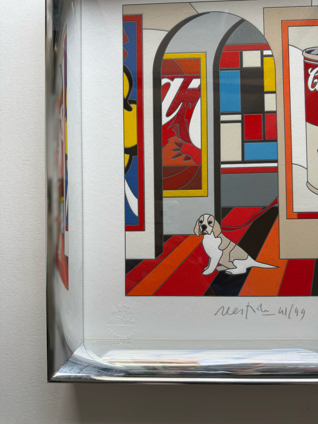 Opera incorniciata: Soup-er vision | Ugo Nespolo - Arte Focus™