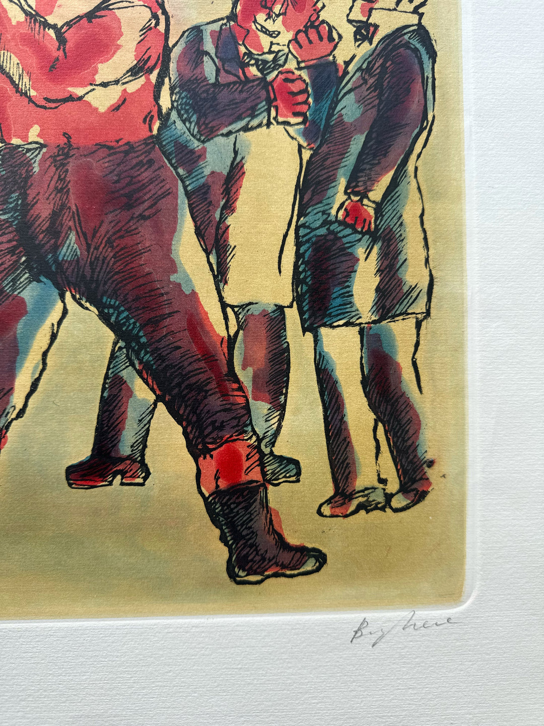 Incontro di pugilato | Franz Borghese - Arte Focus™