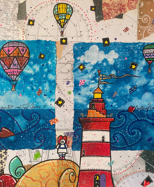 Esistono parole appese alle nuvole (OPERA UNICA) | Andrea Agostini - Arte Focus™