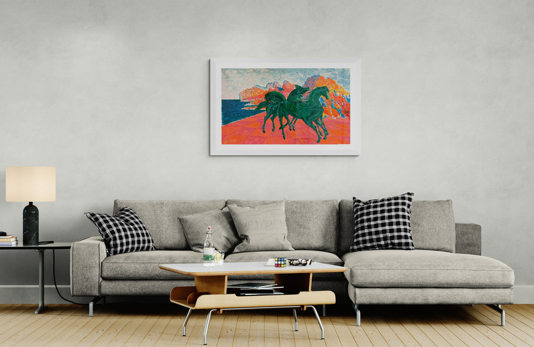 Cavalli in corsa  | Aligi Sassu