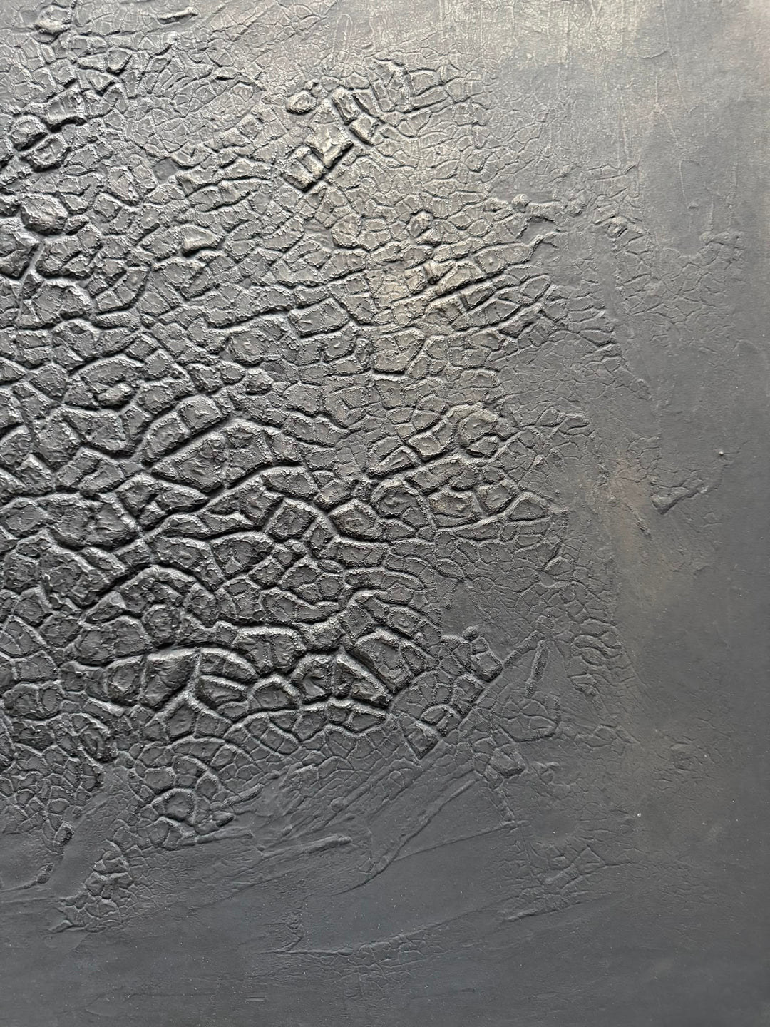 Cretto Nero D | Alberto Burri - Arte Focus™