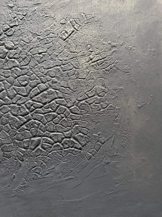 Cretto Nero D | Alberto Burri - Arte Focus™