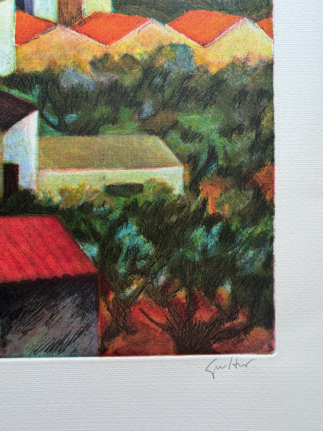 Veduta di Bagheria | Renato Guttuso