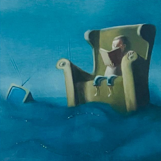 Opera in cornice: Caro vecchio libro | Diego Santini