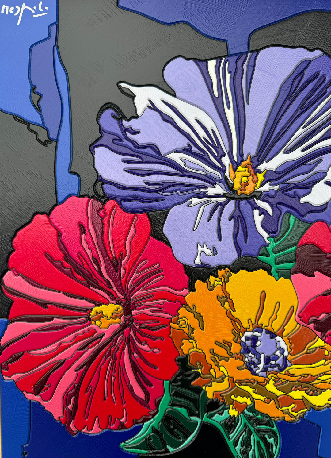 Petunie | Ugo Nespolo