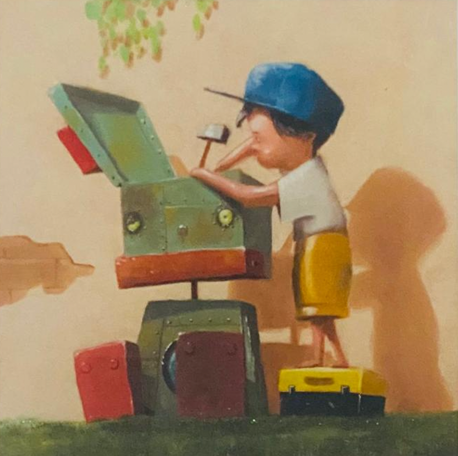 Opera in cornice: Ci penso io | Diego Santini