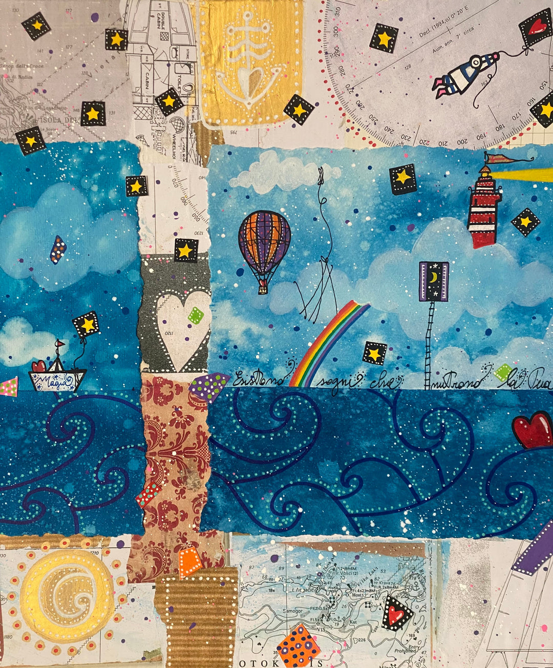 Esistono parole appese alle nuvole (OPERA UNICA) | Andrea Agostini - Arte Focus™