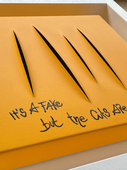 It's a fake but the cuts are real (Opera Unica) | Eddy Reel - Arte Focus™