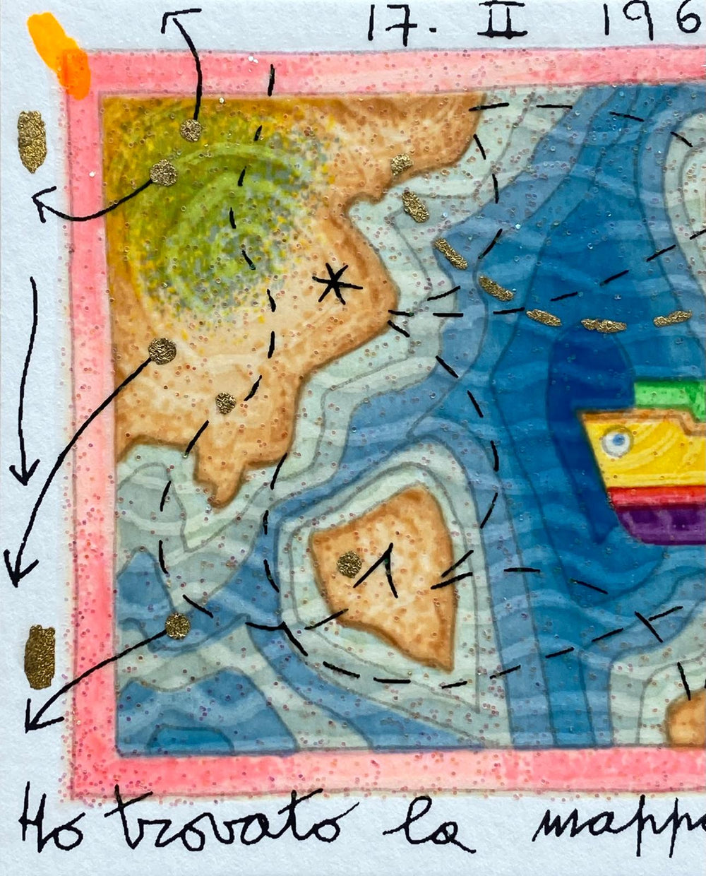 Ho trovato la mappa del tuo cuore (Fondo bianco) | Francesco Musante