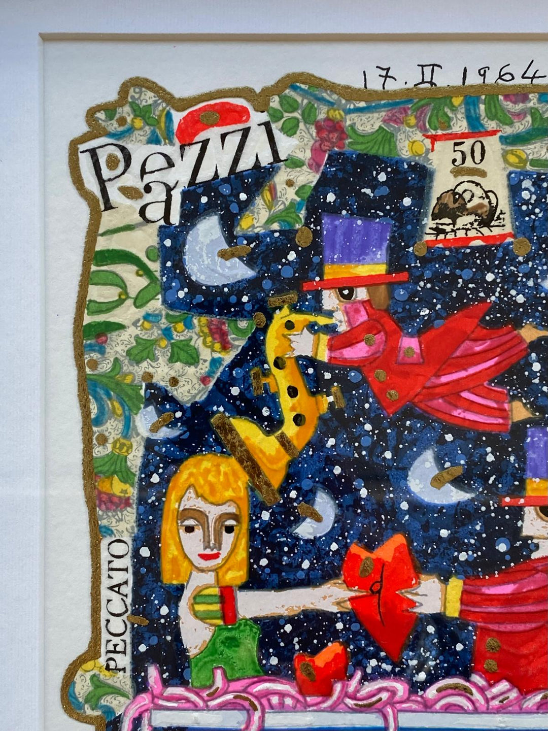 Opera in cornice: Serata per noi due (fondo bianco) | Francesco Musante