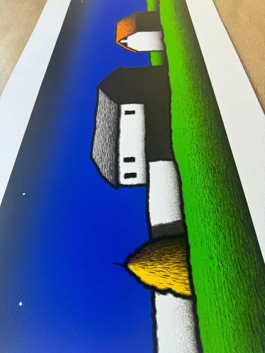 Casolari a sera | Tino Stefanoni - Arte Focus™