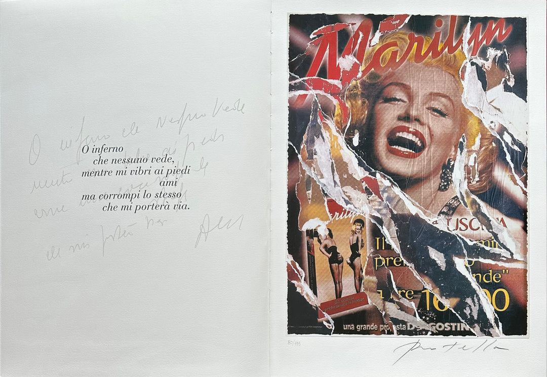 Bellezza Eterna | Mimmo Rotella & Alda Merini - Arte Focus™