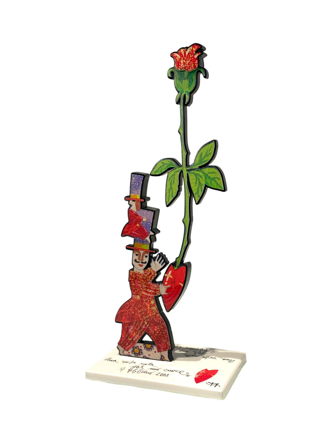 Una rosa nata dal mio cuore | Francesco Musante - Arte Focus™
