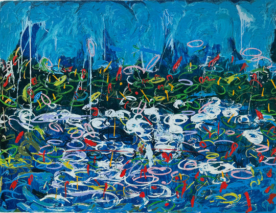 Gigli d'acqua  | Mario Schifano - Arte Focus™