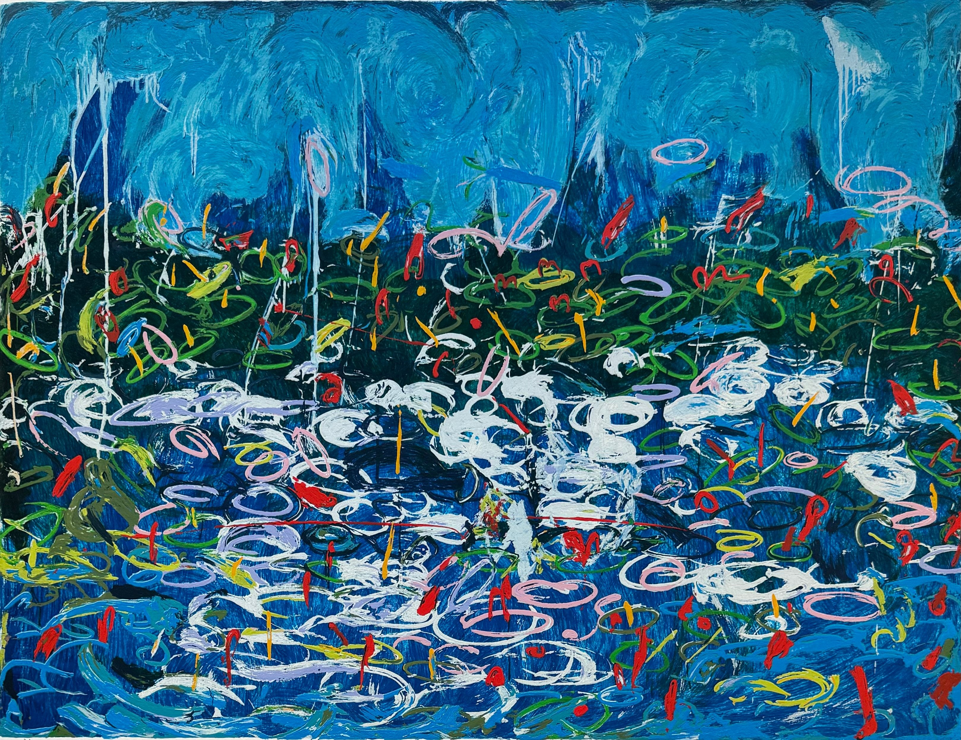 Gigli d'acqua  | Mario Schifano - Arte Focus™