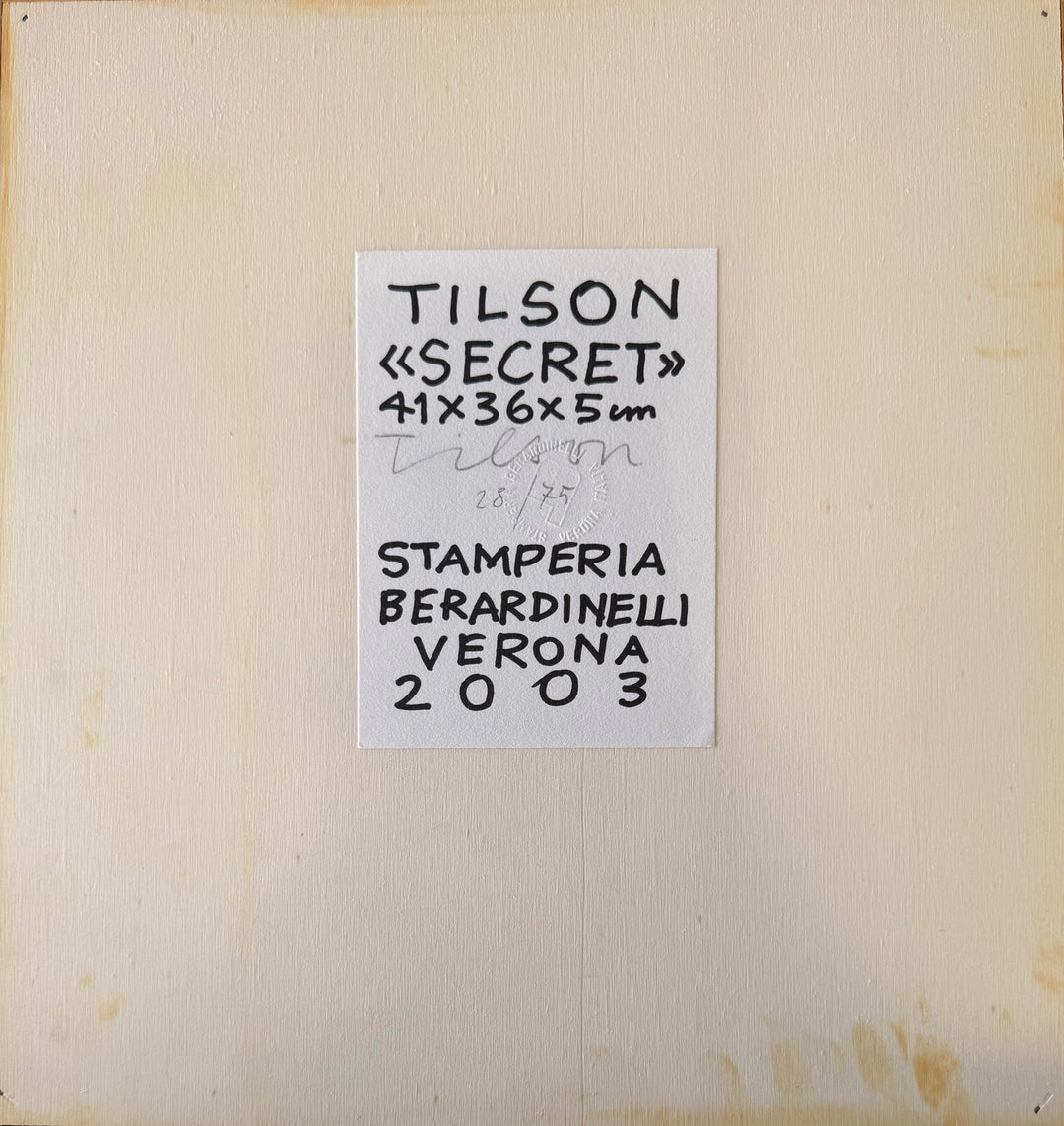 Secret | Joe Tilson - Arte Focus™