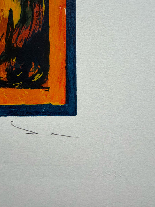 La casa rossa  | Mario Schifano - Arte Focus™