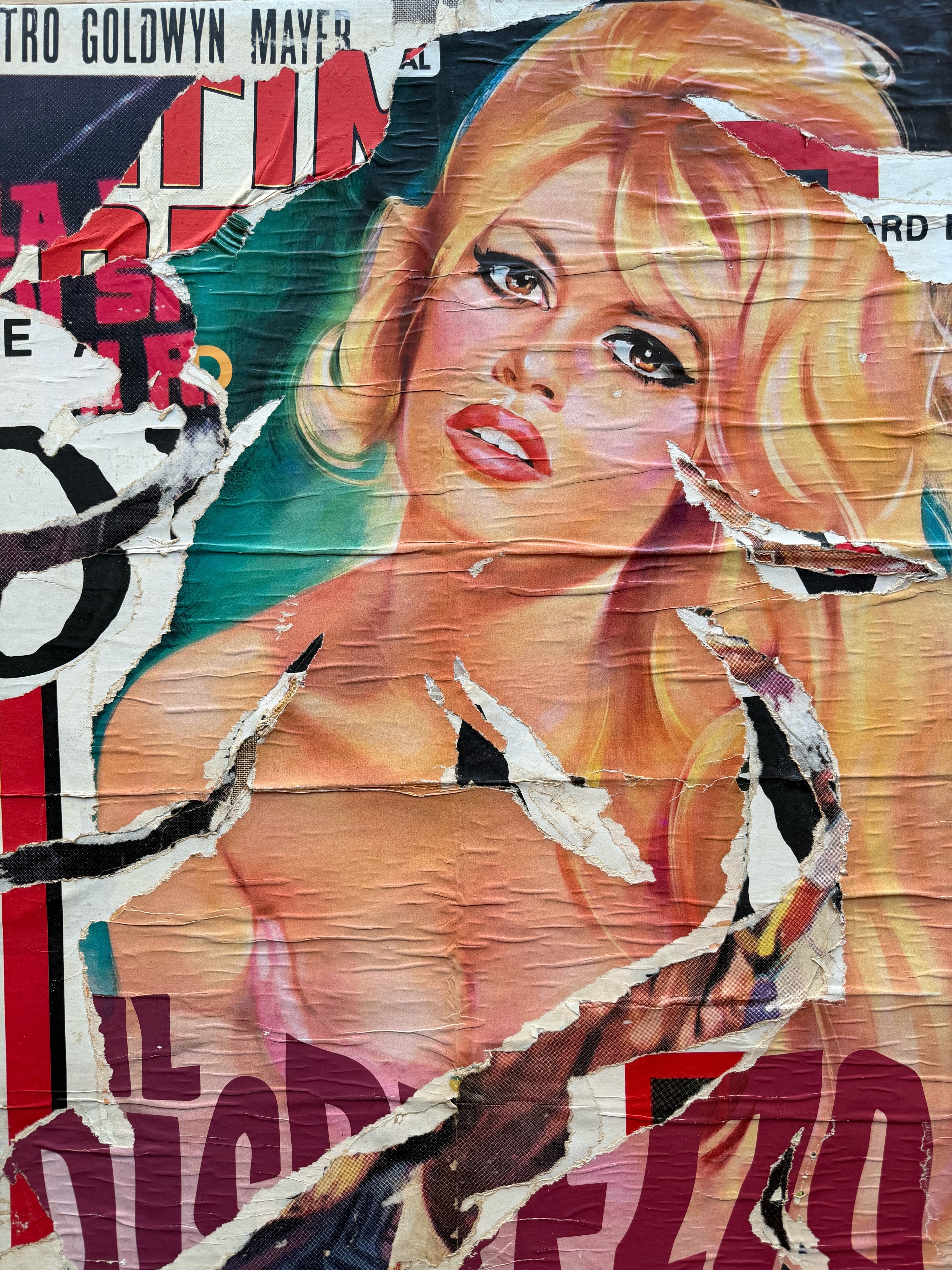 Brigitte | Mimmo Rotella - Arte Focus™