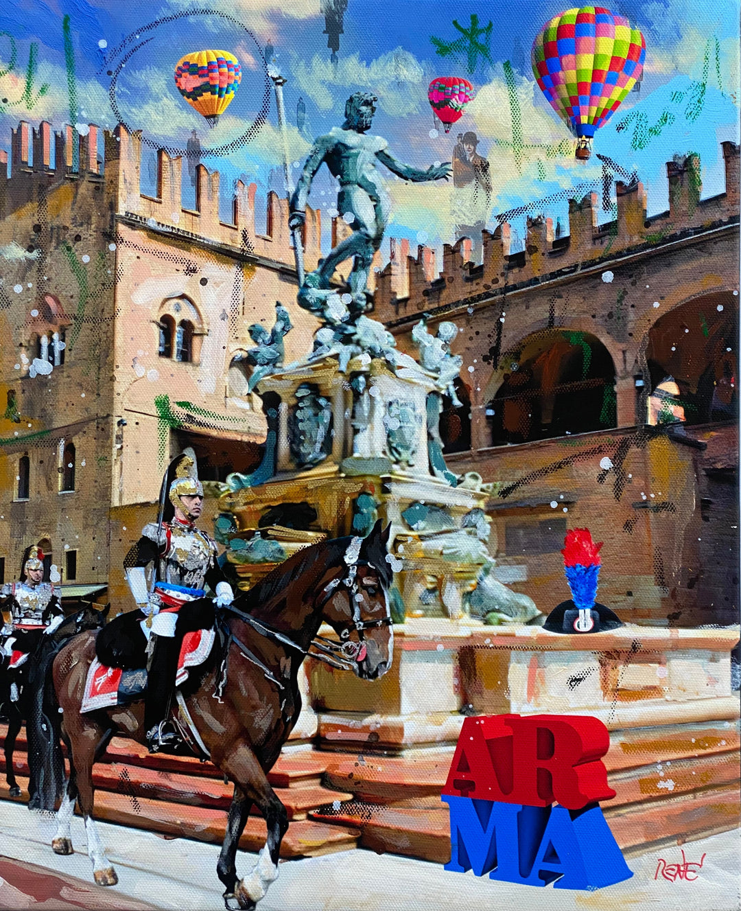 Surreal March in Bologna (Opera Unica) | Renè