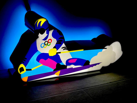 Velocity in White | Marco Lodola - Arte Focus™