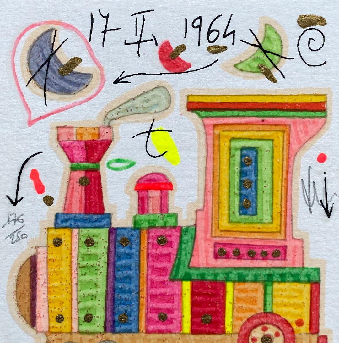 Prenderò l'ultimo treno della sera  (Fondo bianco) | Francesco Musante