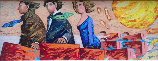 Opera in cornice: Partenze | Giampaolo Talani