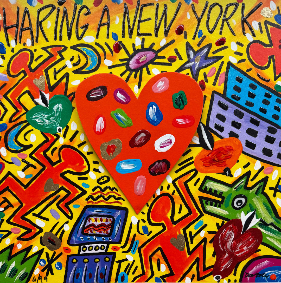 Opera Incorniciata: Haring a New York | Bruno Donzelli - Arte Focus™