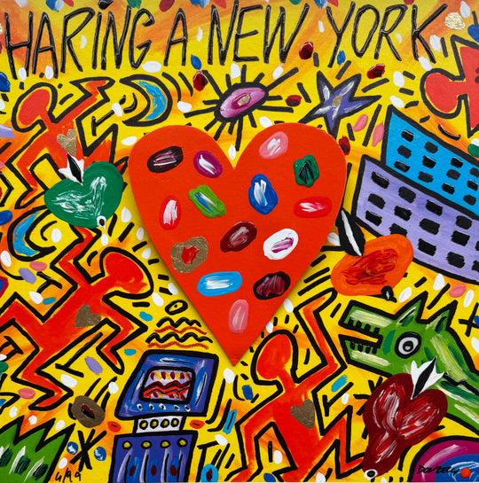 Opera Incorniciata: Haring a New York | Bruno Donzelli - Arte Focus™