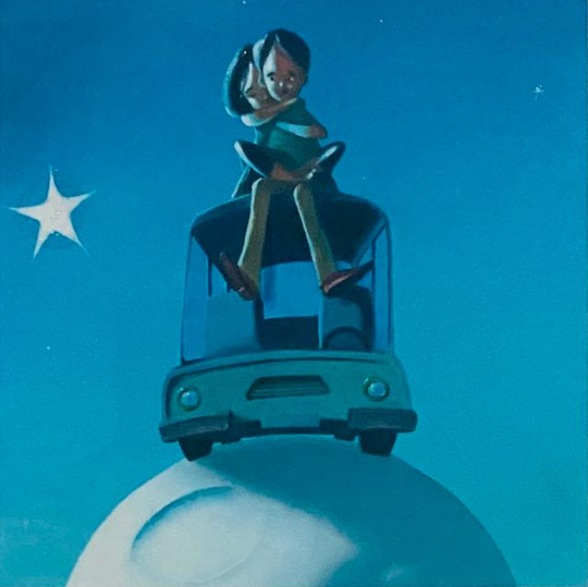 Opera in cornice: Guidato da una stella | Diego Santini