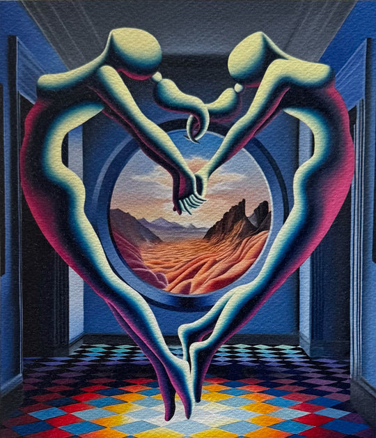 Solar Embrace | Mark Kostabi