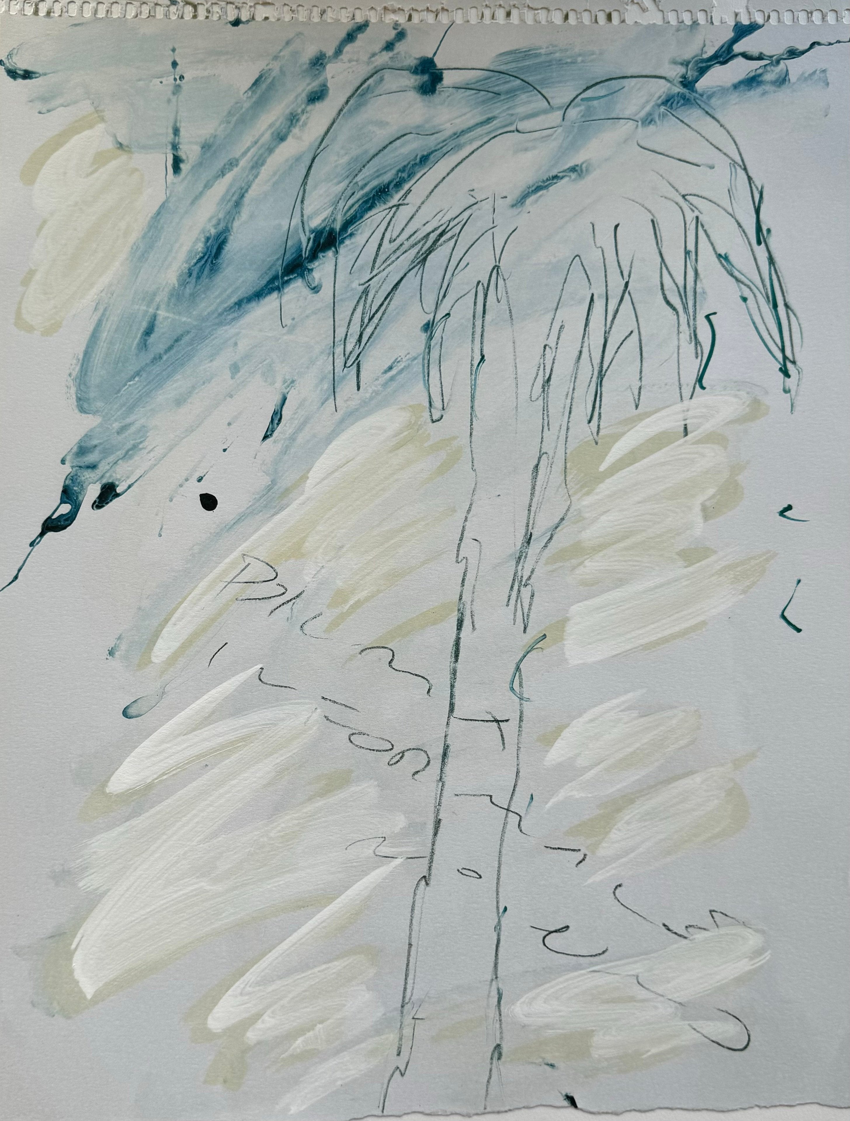 Palma informale  | Mario Schifano - Arte Focus™