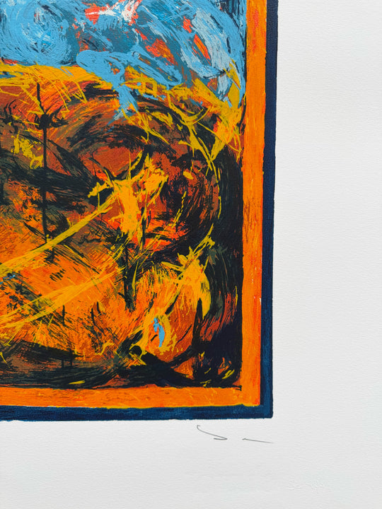 La casa rossa  | Mario Schifano - Arte Focus™