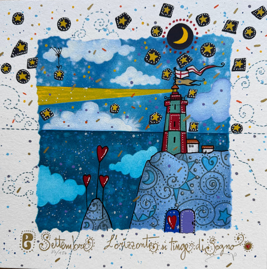 Settembre: L'orizzonte si tinge di Sogno | Andrea Agostini - Arte Focus™