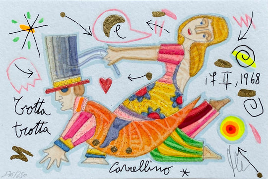 Trotta trotta cavallino (Fondo bianco) | Francesco Musante