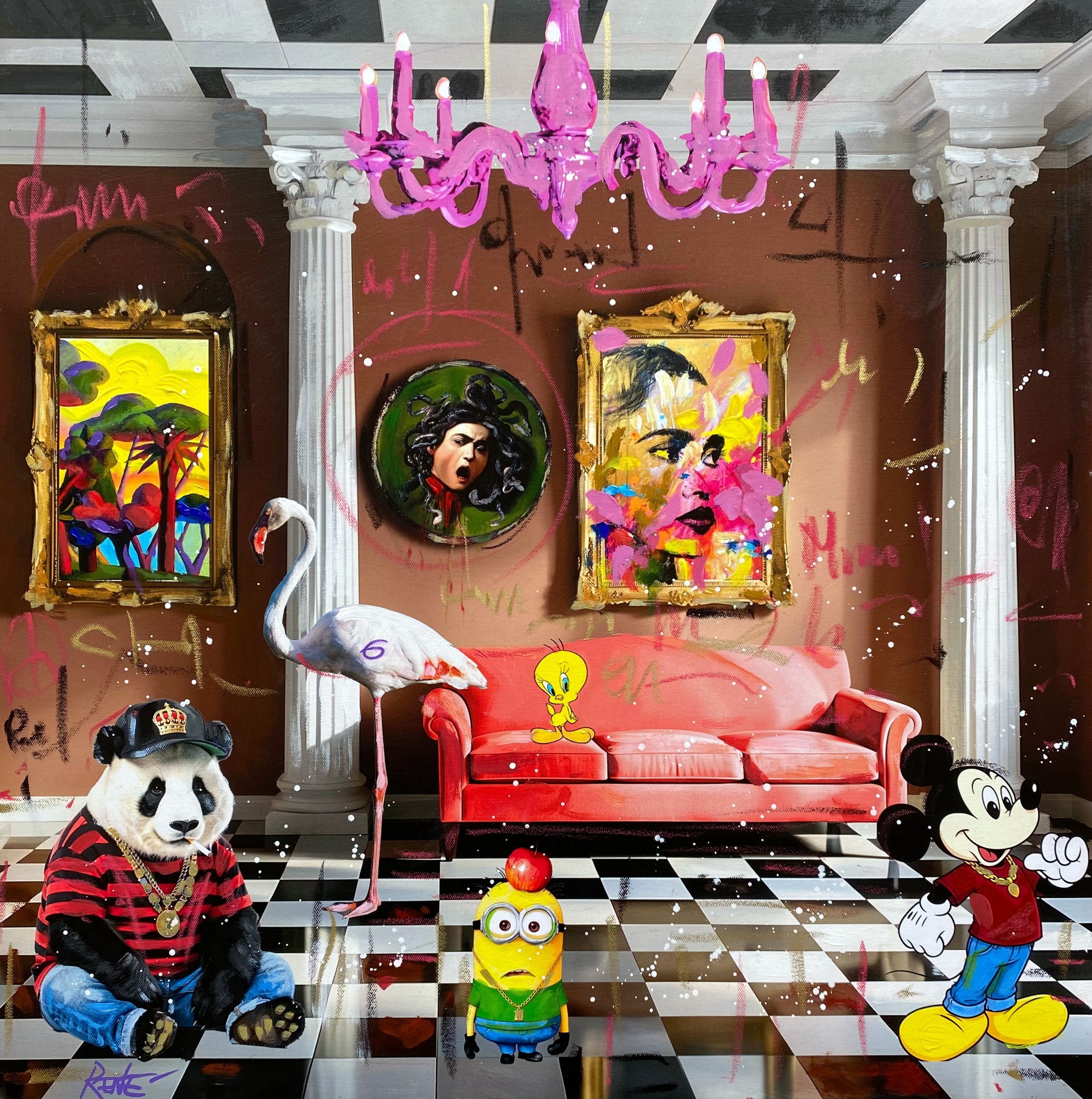 Graffiti in the Palace | Renè - Arte Focus™