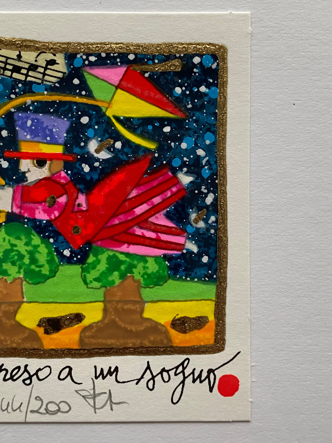 Opera in cornice: Appeso a un sogno | Francesco Musante