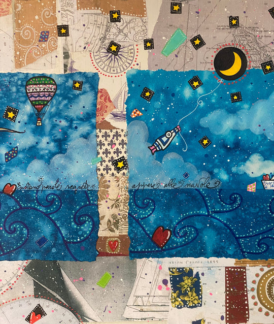 Esistono parole appese alle nuvole (OPERA UNICA) | Andrea Agostini - Arte Focus™