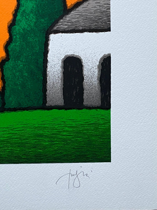 Casali a sera | Tino Stefanoni - Arte Focus™