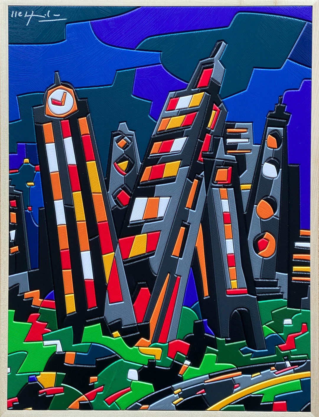 Urban Landscape | Ugo Nespolo - Arte Focus™