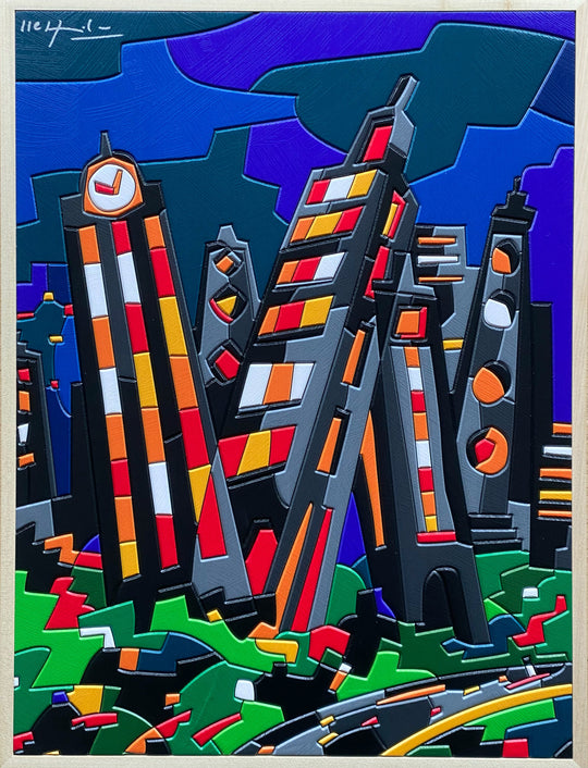 Urban Landscape | Ugo Nespolo - Arte Focus™