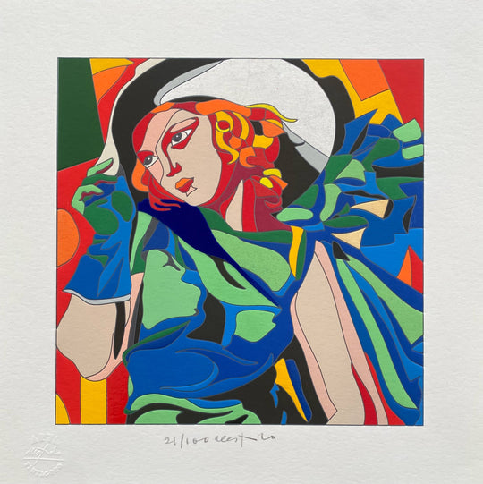 Cartella "The woman's face II"  | Ugo Nespolo