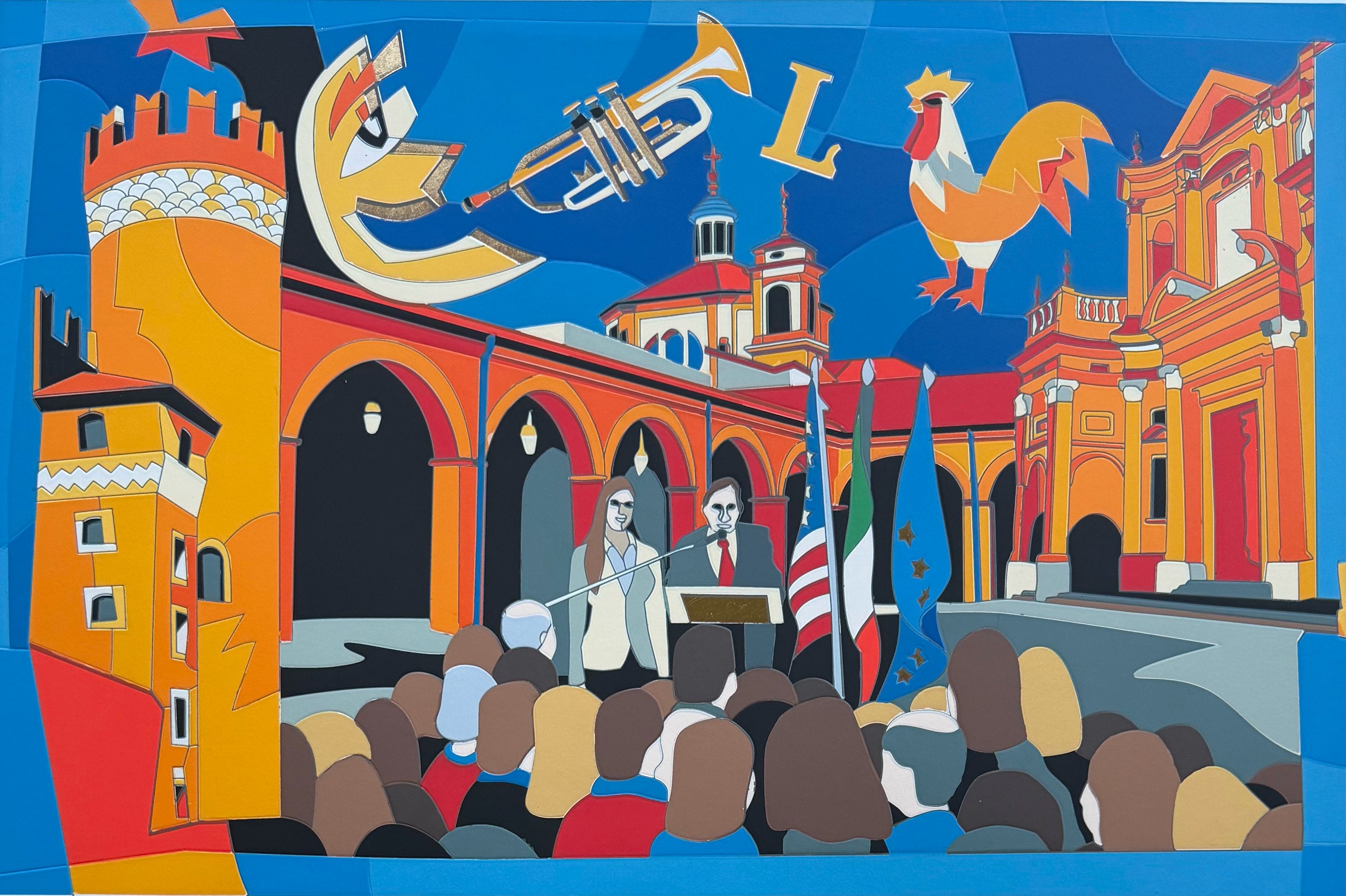 Armonie Civili | Ugo Nespolo - Arte Focus™