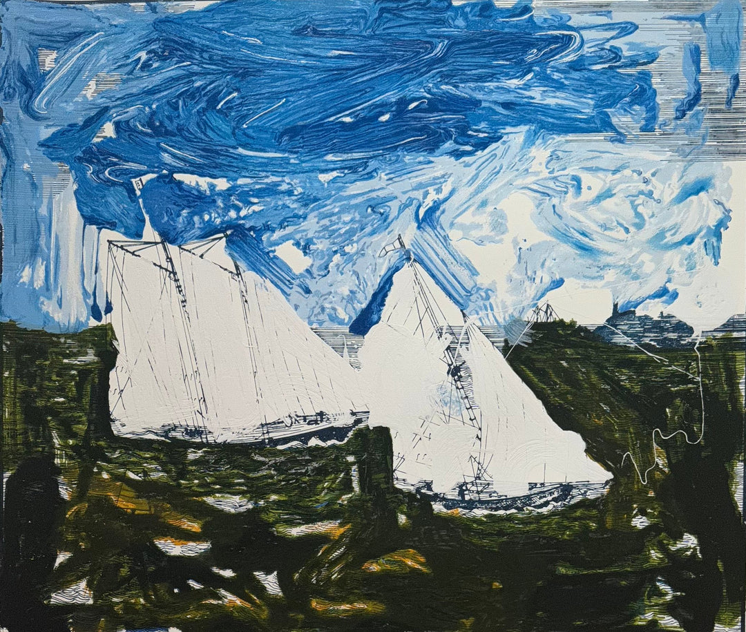 Regatta | Mario Schifano - Arte Focus™