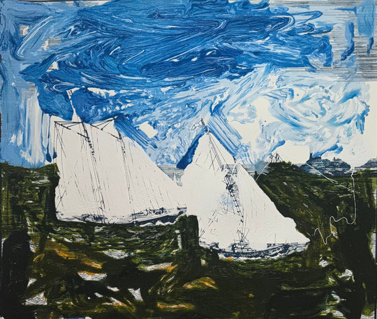 Regatta | Mario Schifano - Arte Focus™