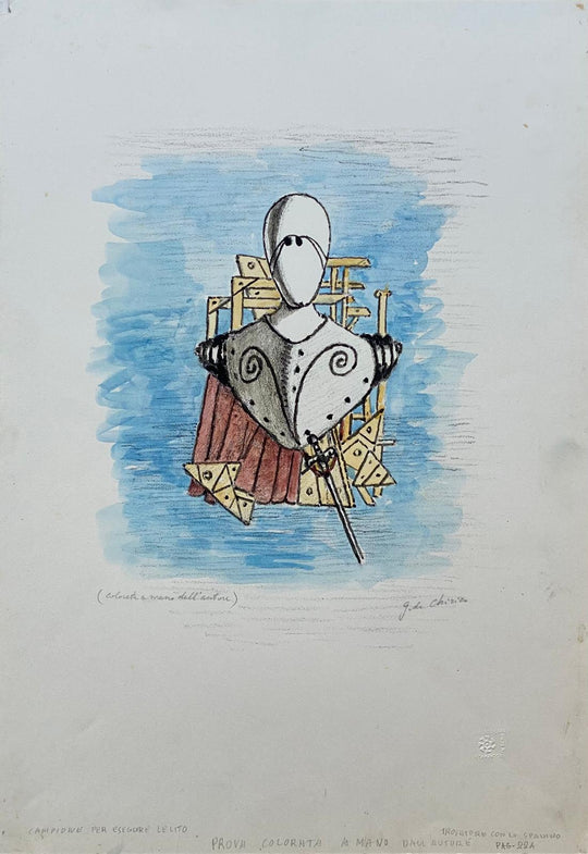 Trovatore con lo spadino | Giorgio De Chirico