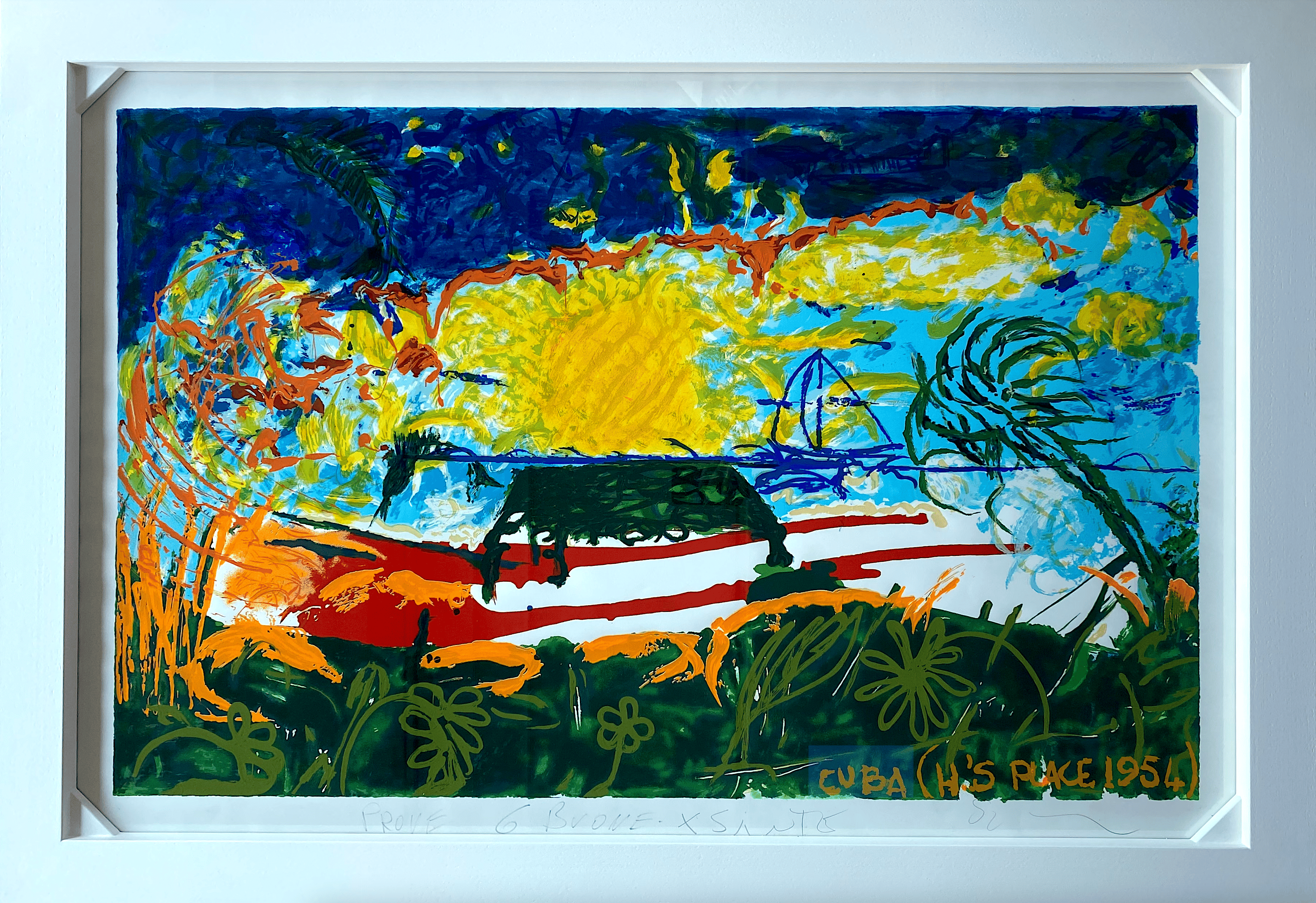 Cuba | Mario Schifano - Arte Focus™